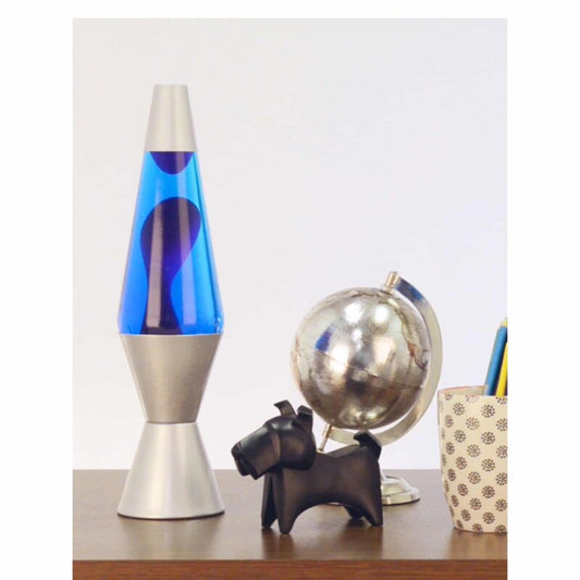 14.5″ LAVA Lamp – Purple/Blue/Silver - US 9016