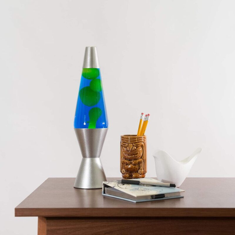 14.5” LAVA Lamp – Yellow/Blue/Silver - US 7501