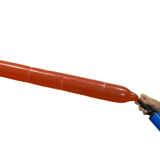 Rocket Balloon With Pump - US 5701