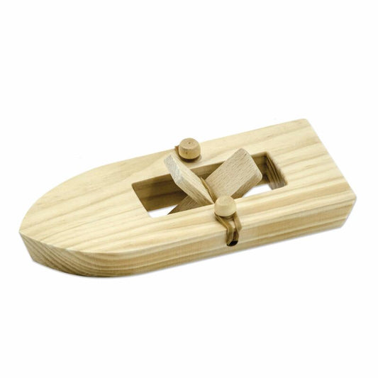Wooden Paddle Boat - US 3465