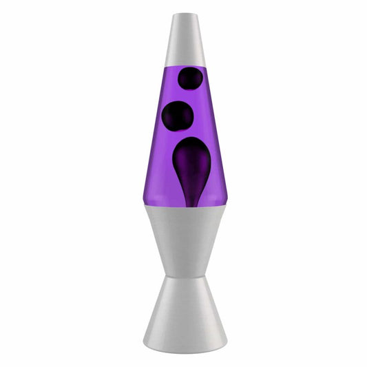 14.5’’ LAVA Lamp  – Black &amp; Purple - US 7666