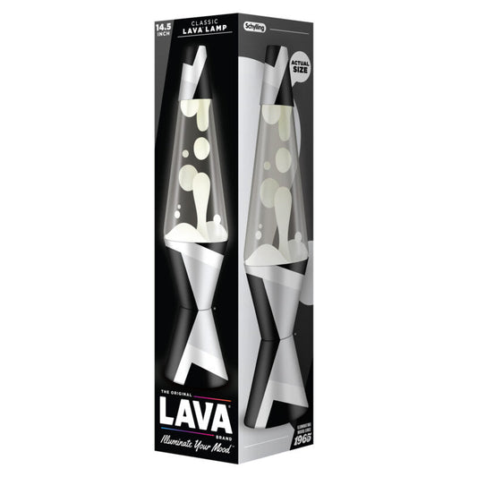 14.5″ Lava Lamp  Polygonal White Tone - US 9523