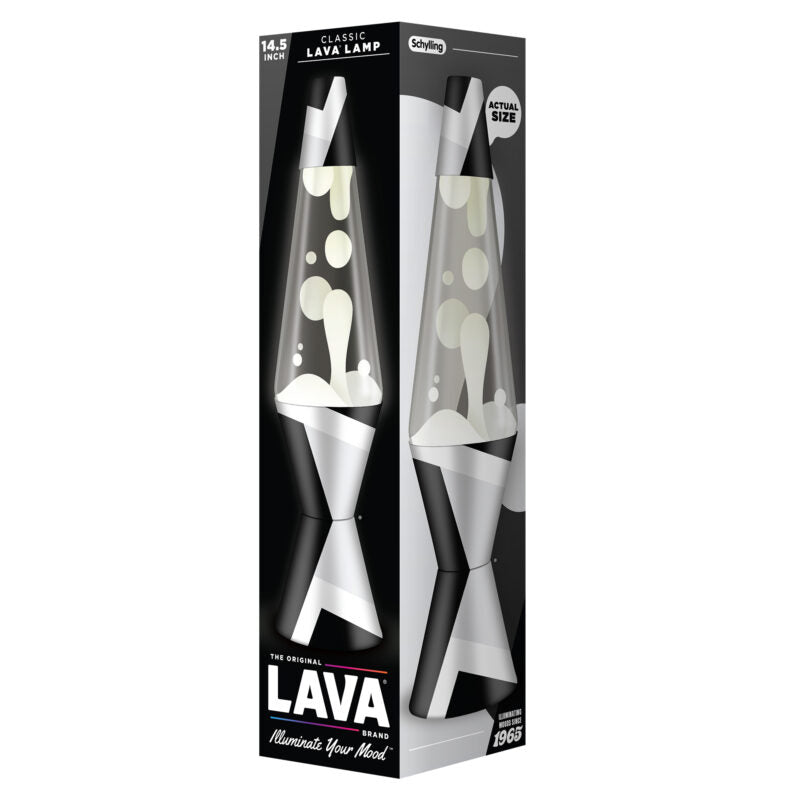 14.5″ Lava Lamp Polygonal White Tone - US 7060