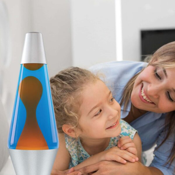 14.5” LAVA Lamp – Orange/Blue/Silver - US 1061