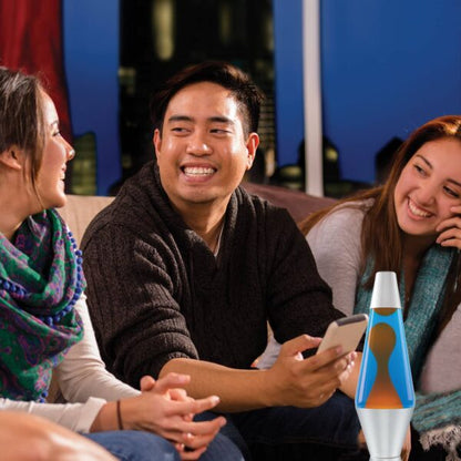 14.5” LAVA Lamp – Orange/Blue/Silver - US 1061