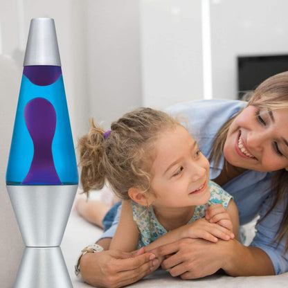14.5″ LAVA Lamp – Purple/Blue/Silver - US 5689