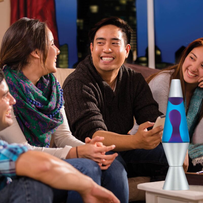 14.5″ LAVA Lamp – Purple/Blue/Silver - US 5689