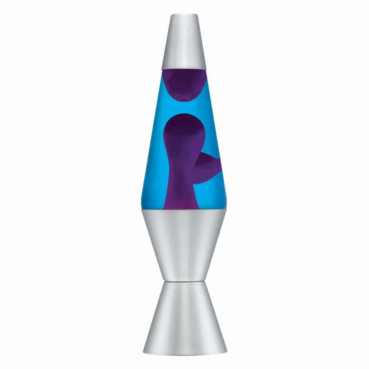 14.5″ LAVA Lamp – Purple/Blue/Silver - US 9016