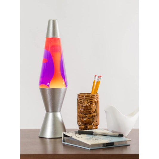 14.5” LAVA Lamp – Yellow/Purple/Silver - US 4263