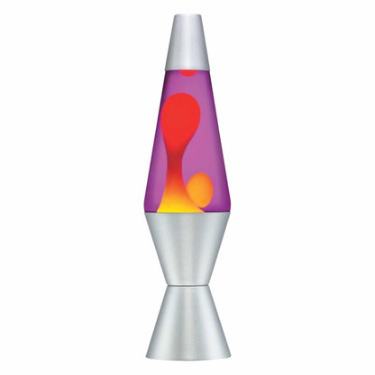 14.5” LAVA Lamp – Yellow/Purple/Silver - US 6636