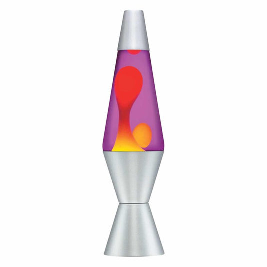 14.5” LAVA Lamp – Yellow/Purple/Silver - US 4263