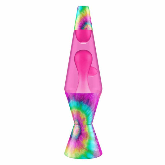 14.5″ LAVA Lamp  – Tie Dye Pink Spiral - US 6348