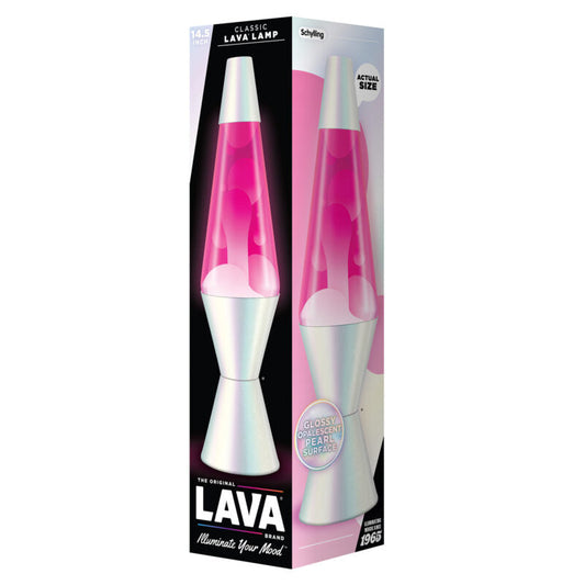 14.5″ Lava Lamp Opalescent Pearl - US 2518