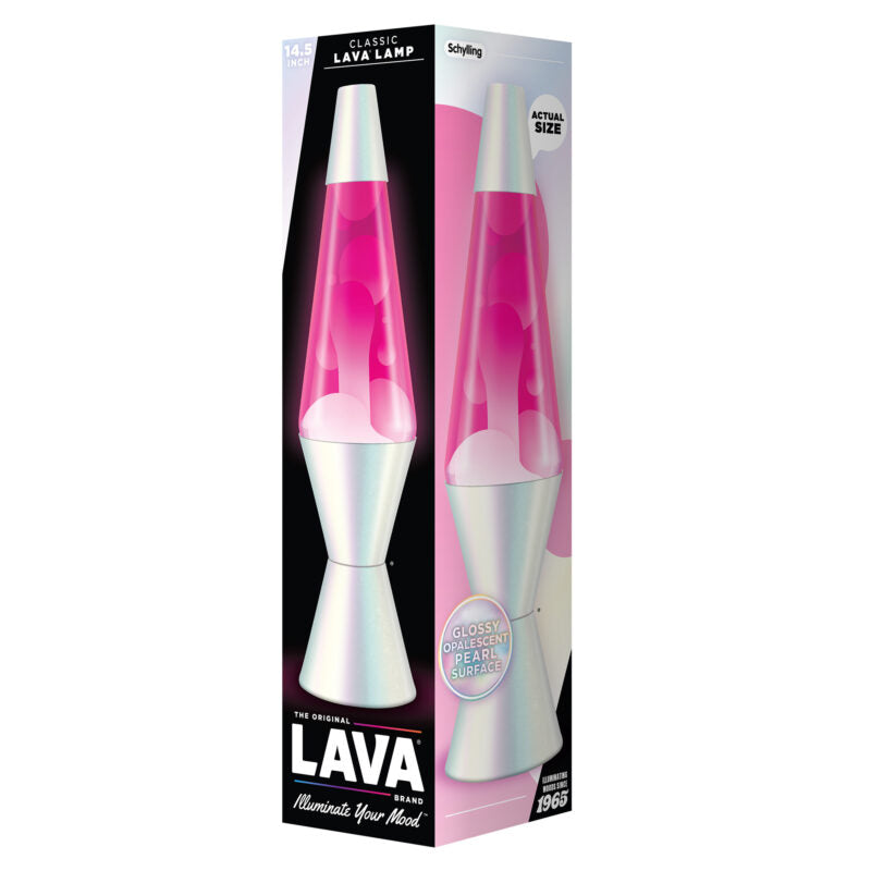14.5″ Lava Lamp Opalescent Pearl - US 6913