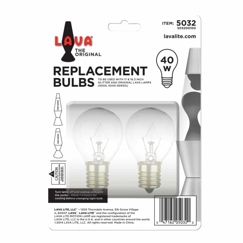 40W LAVA Lamp Light Bulb A15 - US 5881