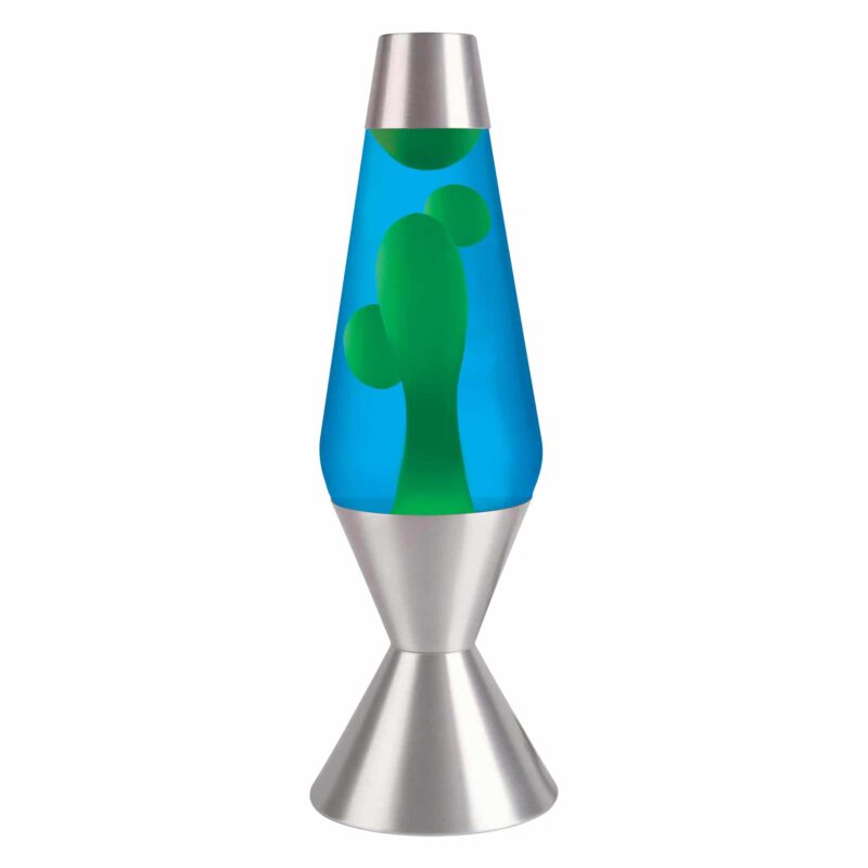 16.3″ LAVA Lamp – Yellow/Blue/Silver - US 6954