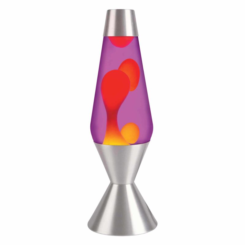 16.3″ LAVA Lamp – Yellow/Purple/Silver - US 5510