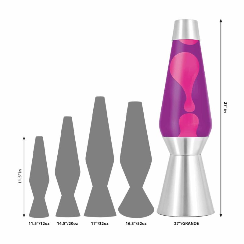 27″ LAVA Lamp Grande – Pink/Purple/Silver - US 5700