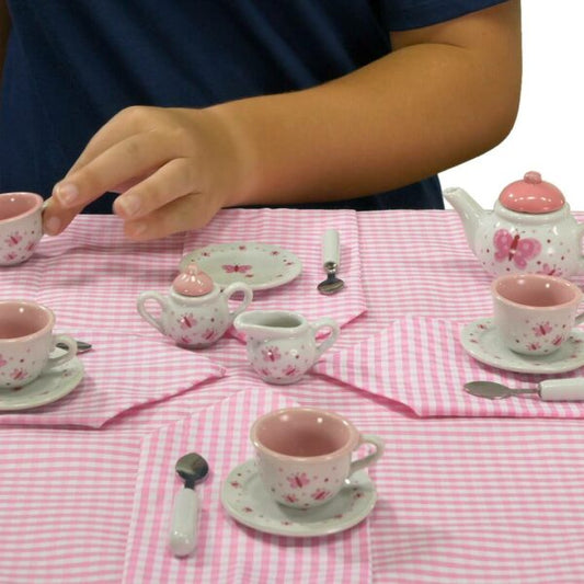 Butterfly Tea Set Basket - US 1386