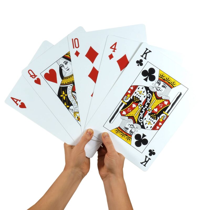 Jumbo Playing Cards - US 7856