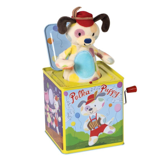 Polka Puppy Jack in the Box - US 7872