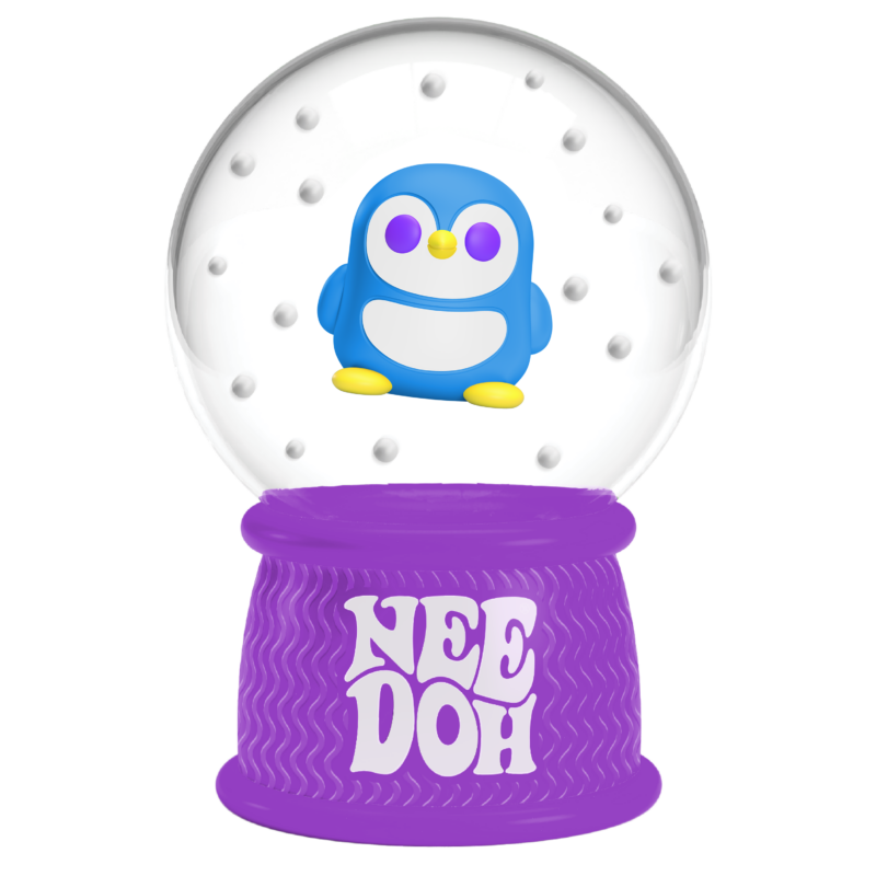 NeeDoh Squish N Flow Snow Globe - US 7834