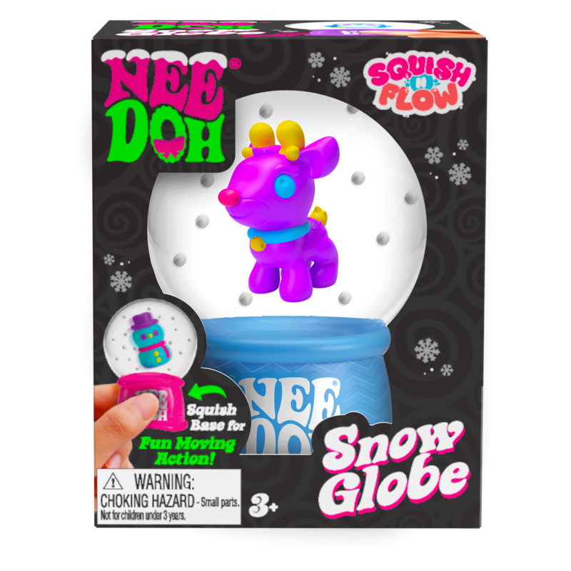 NeeDoh Squish N Flow Snow Globe - US 7834